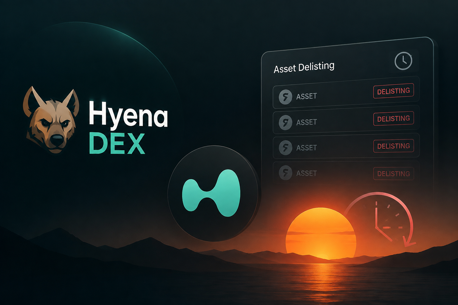 HyenaTrade Sunsets HIP-3 DEX on Hyperliquid With Hourly Asset Delistings Through Sept. 2