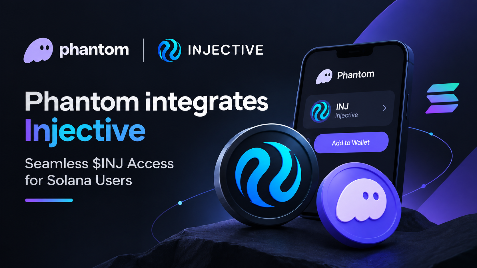 Phantom Integrates Injective: Seamless $INJ Access for Solana Users