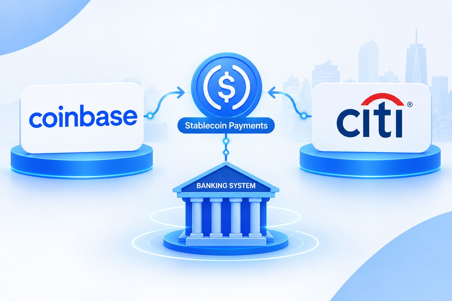 Coinbase and Citi Partner to Bring Stablecoin Payments into Banking System