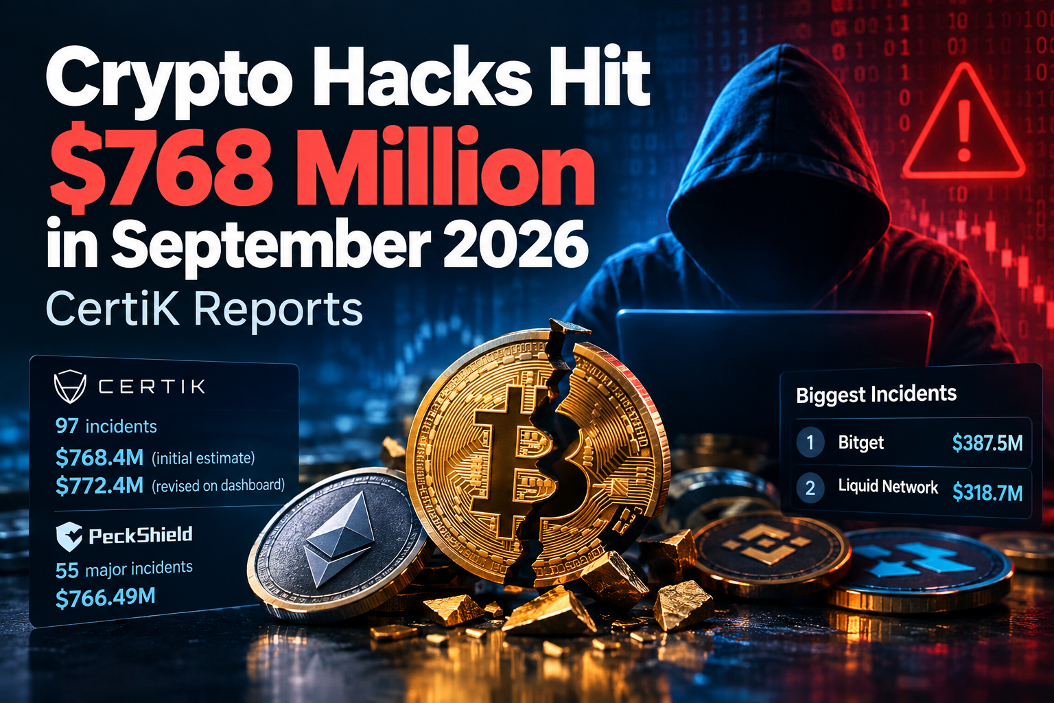 Crypto Hacks Hit $768 Million in September 2026