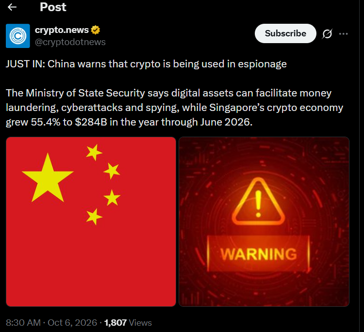 [china warns crypto used in espionage](https://ap-south-1.console.aws.amazon.com/s3/object/web-assets-s3-0326?region=ap-south-1&prefix=blog-images/china+warns+crypto+used+in+espionage+.png)